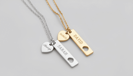 Custom Engraved Necklace – Personalised Name Jewellery