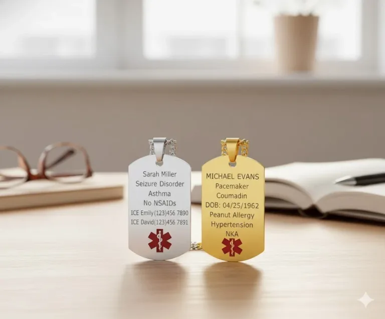 Personalized Medical Alert Dog Tag: Essential Emergency Info